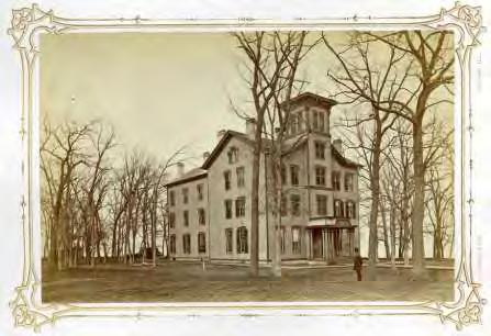 When Frances Willard came to Evanston in 1858, the single building containing