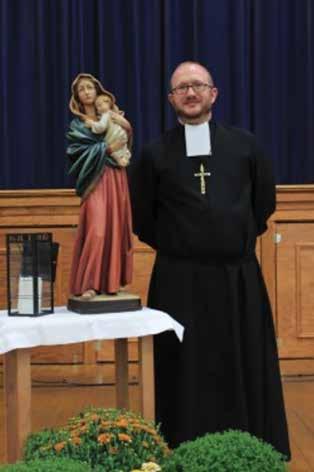 he Marist community gathered on August 27 to celebrate Br. Brian Poulin s final profession during a liturgy at Mount Saint Michael Academy in the Bronx, New York.