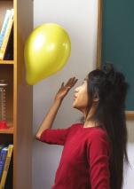 Hypothesizing Figure 1 This student is conducting an investigation to test this hypothesis: if the number of times the balloon is rubbed against hair increases, then the length of time it will stick