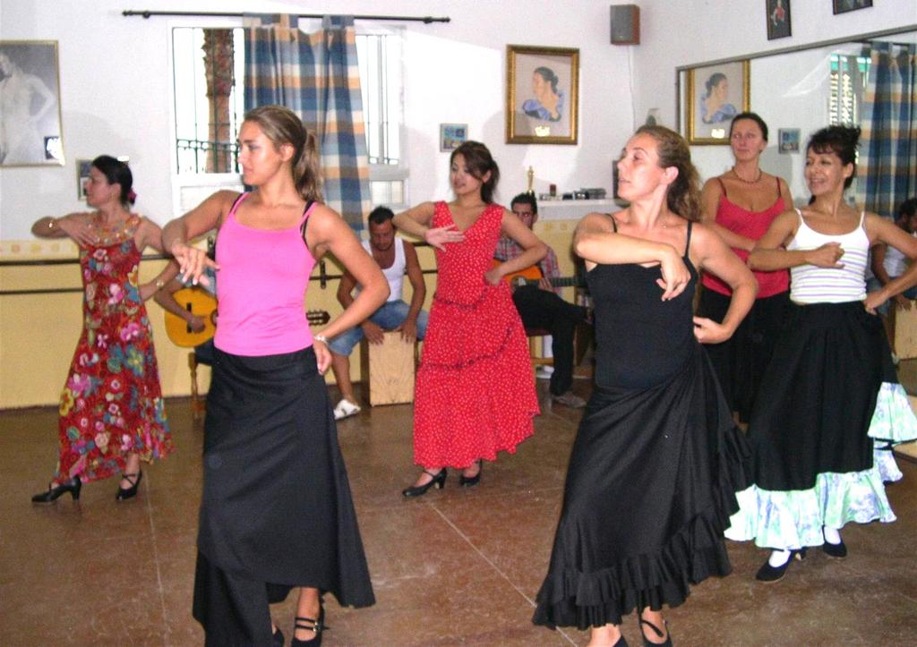 SPANISH PLUS... FLAMENCO DANCE LESSONS A This program allows students to learn Spanish while enjoying Flamenco dance lessons.