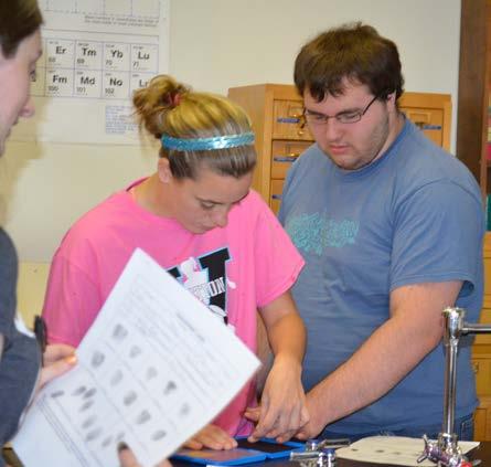 2 Students solve crimes in STEM Forensics course STEM Forensics is a new addition to the Regional STEM Program this year.