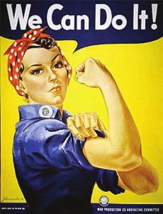 Rosie the Riveter poster, circa 1942, U.S. National Archives and Records Administration thanks to TWI Training Within Industry (TWI) originated in the U.S. in the early 1940s to support the war effort by boosting industrial production.