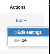 To adjust the grade category or category total - Click on setup - Scroll down to Actions o Click Edit Click Edit settings - Under Grade Category there are several categories under Aggregation : o