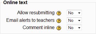 Determine how you want to mark the task using the grade drop down menu. Decide whether you want to limit when your students can start submitting their work to you.