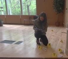 In the CSI workshop, students had to solve a homicide using evidence and critical thinking