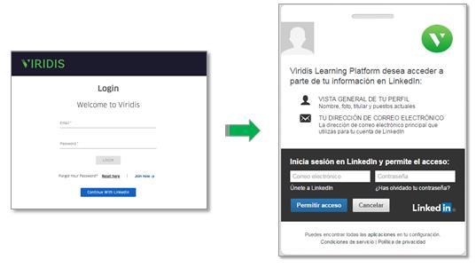 Student Onboarding Sign in thru Linkedin Students