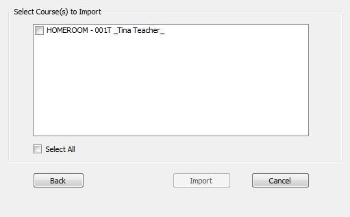 USING BLACKBOARD 9.1 WITH TURNINGPOINT 5 2 The Import Participant List window is displayed.