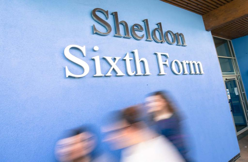 DESTINATIONS: BEYOND SHELDON Most Sixth Formers make successful university applications either directly from Year 13 or during a gap year of work, travel and volunteering.