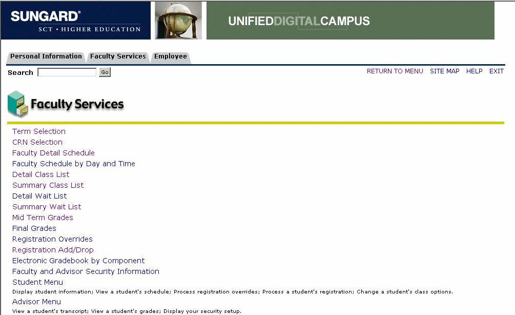 Section C: Day-to-Day Operations Working with Faculty Schedules, Class Lists, and Wait Lists (Continued) Procedure Follow this process to view schedule, class list, and wait list pages.