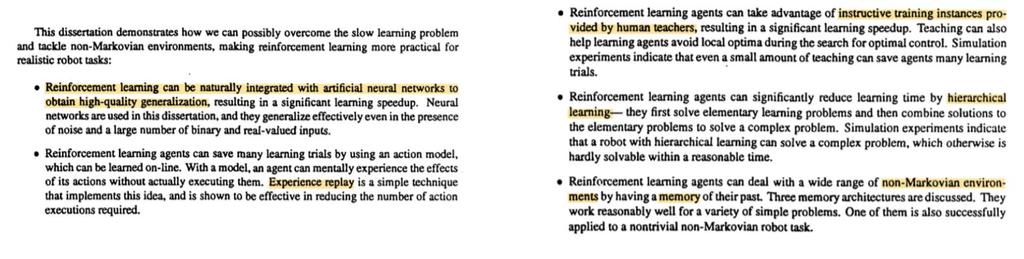 Lin, Reinforcement learning