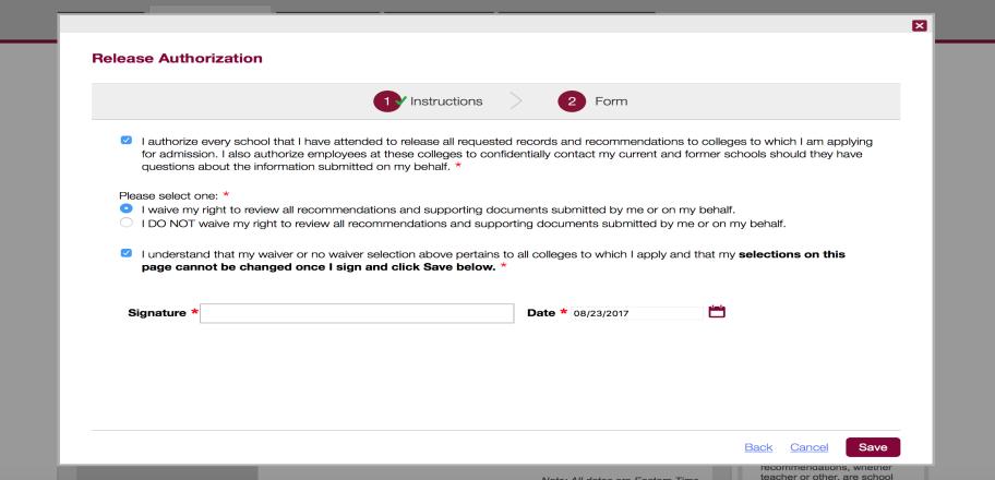 Applying to Colleges Using the Common App.Initial Set-Up Steps 1-7 6.