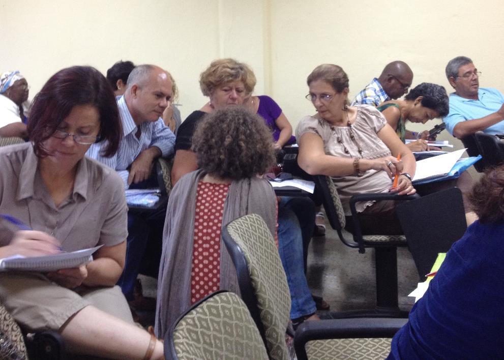 drafted, together with stakeholders from the Ministry of Higher Education for English Training at Cuban universities Test specs were developed for reading and speaking at CEFR levels A1 to B1+