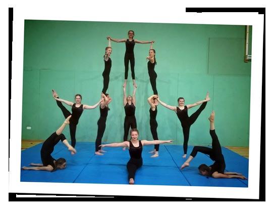 A stunning display at the Sussex Schools Sports Acrobatics and Gymnastics Competition Ark Helenswood girls produced a
