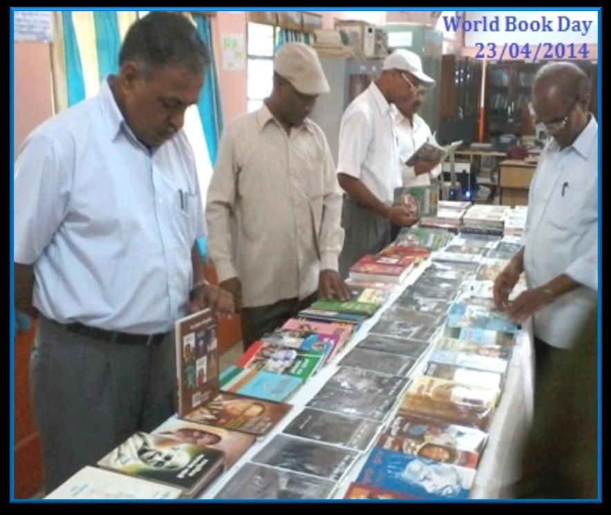 1, Devlali (Nashik) World Book Day is an annual event celebrated every year by the people all over the world on 23 rd of April.