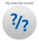 You can see your exercise scores by click on the icon: 4.