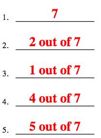 Problem Set 23 Problem Set 24 1.) 4 5 2.) 3 5 Problem Set 25 1.) 13 2.) 2 5 3.) 3 2 4.) 7 5.) 8 2 6.