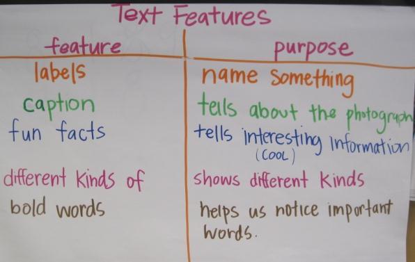 Teach Text Features Introduce a new