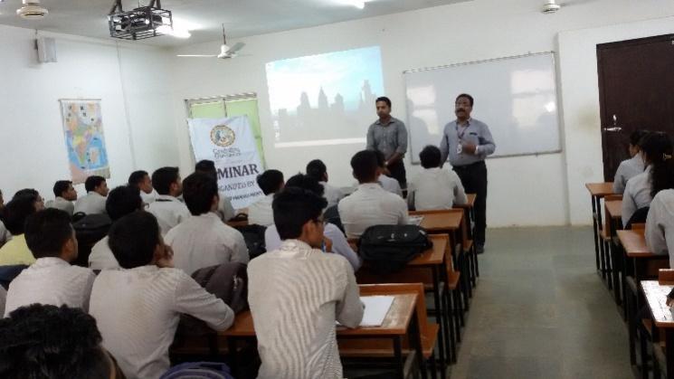 Mohanty, Dean (SoM) Seminar on Attitude for Selling A seminar was organized by School of Management on the topic Attitude for Selling on 8 July 2015. Mr.