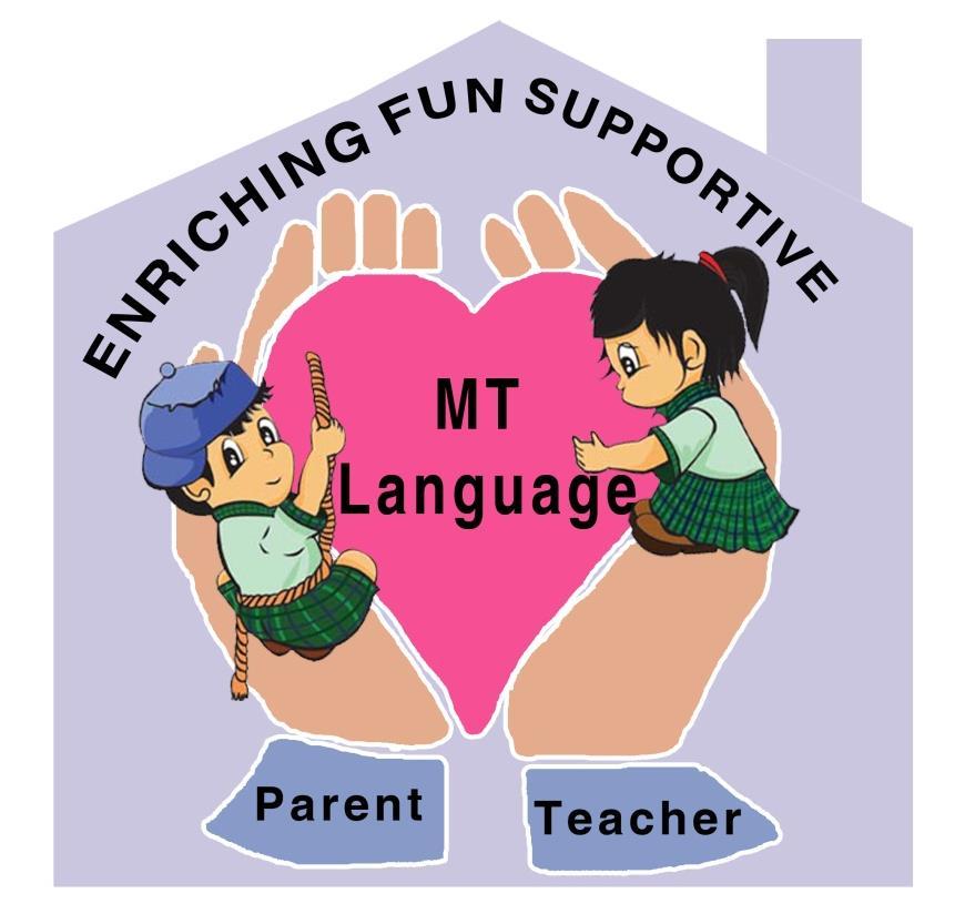 The pictorial framework represents the philosophy of teaching of the Mother Tongue languages in Tanjong Katong Primary. The heart in the framework refers to the students heart.