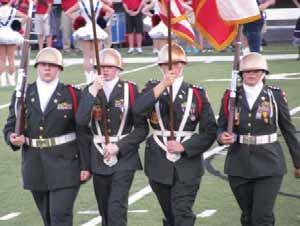 Also, the program includes voluntary extra-curricular (non-credit) activities, such as the color guard, drill, physical fitness, and rifle teams, field trips and summer camp.