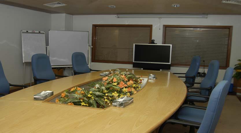 Conference Room No. 4 (Board Room) This tastefully decorated room is best suited to hold your next video conference.