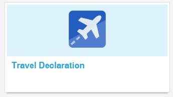 About the Travel Declaration Module 1.1 About the Travel Declaration Module Travel Declaration module allows you to declare your child s / ward s travel plans.