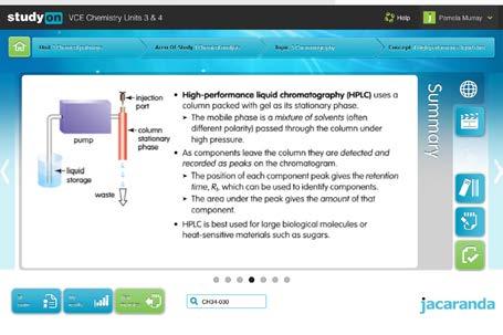 is an interactive and highly visual study, revision and exam practice tool designed to help maximise VCE exam results: NOW fully integrated with all VCE Science texts, providing an unrivalled