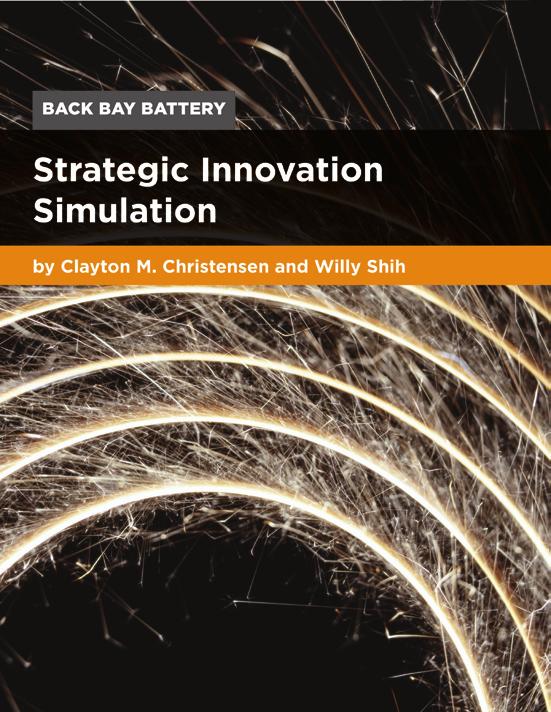 Other Online Simulations Other Online Simulations from Harvard Business Publishing Strategic Innovation: Back Bay Battery Puts students in the role of product development managers, where they must