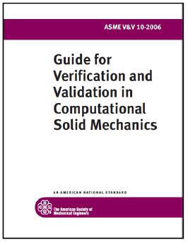 ASME Verification & Validation Process Chart