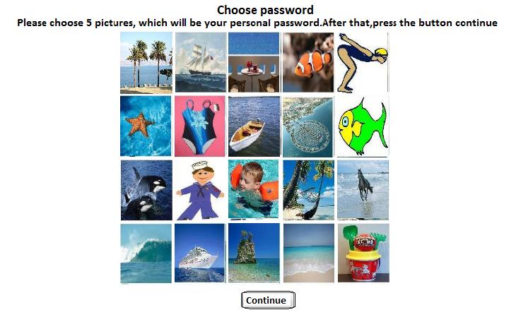 It was mentioned that they should pay attention to the password selection and try to memorize not only the pictures, but the sequence