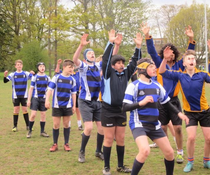 outstanding forward play were too much for Sunbury Manor as the game ended 47-7 and