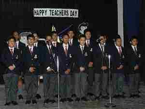 TEACHERS DAY Teachers Day was celebrated in the school on 05 Sep 2016. A variety concert by the students was put up for the teachers.