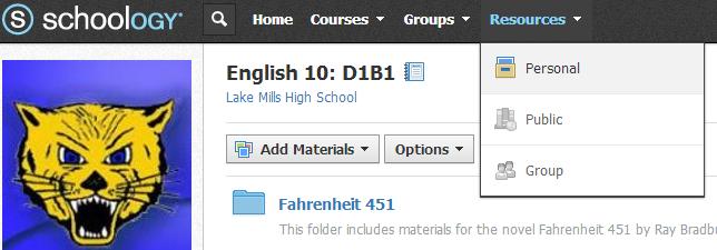 In this folder, students must complete an action for each item viewing a link, responding to a