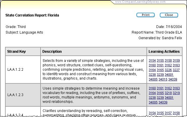 6 Using the Content module Resources 6 Give the report a name, click Save Report if you wish to save the report, and click Generate Report.