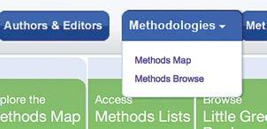 Browse Methods When you re ready to start gathering data, you can search directly for your chosen method or use the following browse features if you re not quite sure which