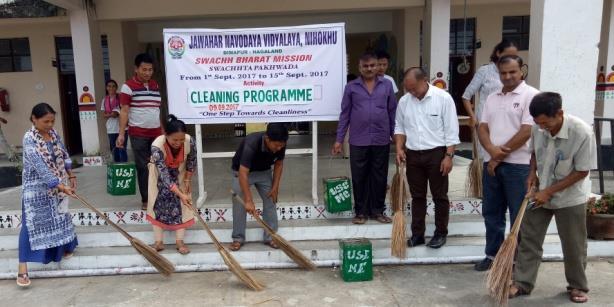 A toilet cleaning drive was also organized in