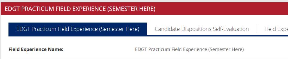 Completing an EDGT Practicum Field Experience Binder in Tk20: Submitting your time log and completing the dispositions self-evaluation 1. Login to tk20 using your Malone username and password.