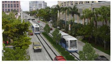 Or, it can be a bus or bus rapid transit (BRT) system, where the guideway can range from a designated lane on an existing roadway to a separate roadway for buses only.