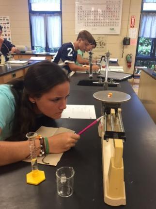 Honors Chemistry The purpose of this course is to introduce and survey general chemistry concepts within a content of problem solving, laboratory work, and description.