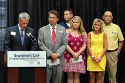 The law was named after Sheyenne Marshall, a Cox Mill High School student who was tragically killed by an impaired boater on Lake Norman in July 2015.