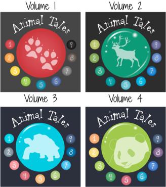 Mapping for Common Core Standards Animal Tales Vocabulary Builder Four Volumes each: Featuring nine different animals & their environments Combining poetry & natural science facts Fact pages: Feature
