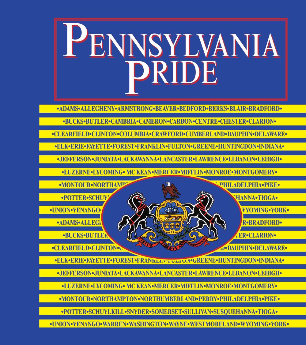 00 Softcover Program Secondary Basal Pennsylvania Studies Program PA PRIDE 2010 COVER:Layout 1 5/4/10 12:33 PM Page 1 by Dr. Randall A. Pellow and Gary P.