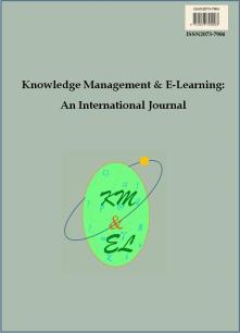 Knowledge Management & E-Learning, Vol.9, No.3.