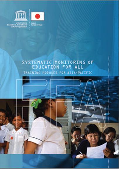 Developed in partnership with UNESCO Bangkok these training modules build upon the know how and experiences accumulated over the past 20 years in MDG and EFA monitoring and indicators, and present