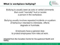Slide 2 - What is workplace bullying?