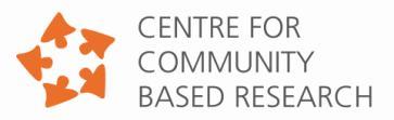 Appendix A: About Us The Centre for Community Based Research The Centre for Community Based Research (CCBR) is an independent, non-profit organization with over 25 years experience in community-based