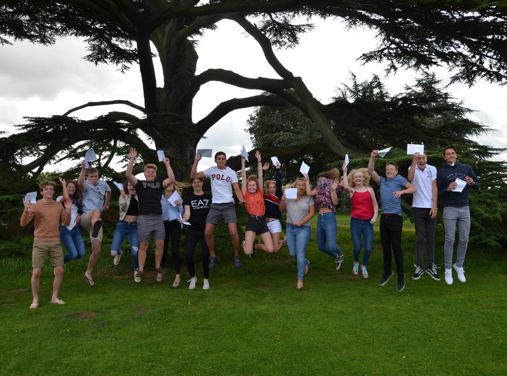 ACADEMIC ACHIEVEMENTS Record Examination Results for New Hall GCSE 2017 This year, New Hall School students celebrated the school s best ever GCSE results.