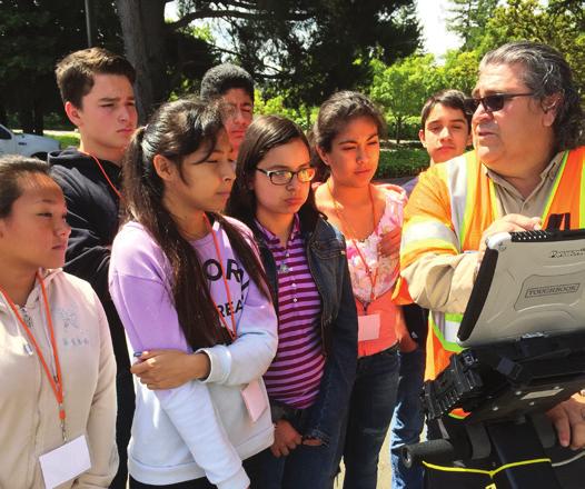 Santa Rosa students survey results showed an 8% increase in average ratings for career interests in the fields of Engineering and STEM teacher based on responses given on the first day compared to