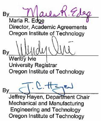 Mt. Hood Community College Associate of Applied Science in Mechanical Engineering Technology to Bachel of Science Degree in Mechanical Engineering Technology Articulation Agreement 201-2016 Catalog