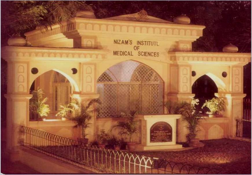 1 NIZAM S INSTITUTE OF MEDICAL SCIENCES (A University